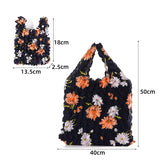 Bolsa Vintage com Estampa Floral