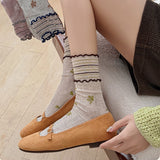 Meias Estampadas com Estilo Descontraído