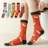 Meias Casuais com Estampa de Animais