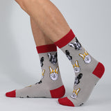Meias Vintage com Estampa de Animais