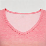 Dégradé Casual T-Shirt