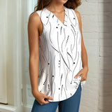 Blusa Casual com Estampa de Bolinhas