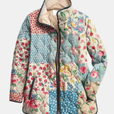 DELACROIX | Chloé Floral Patchwork Quilted Jacket