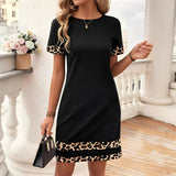 Robe Vintage com Estampa de Onça