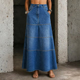 Maria - Saia de Jeans de Comprimento Médio