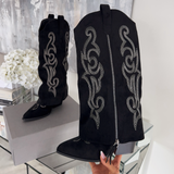 Botas vaqueras Lavinia negras