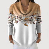 Alba | Jersey Floral com Gola Alta