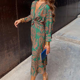 Isadora™ | Midi Printed Dress