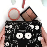 Casaco Casual com Estampa de Gato