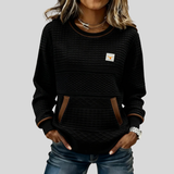 Noelle™ | Sweatshirt de Gola Redonda em Diversas Cores