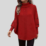 Norelle™ | Pullover de Gola Alta em Tricô