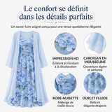 🌸👗Conjunto de duas peças florido elegante para mulher – o look perfeito para as férias de verão✨
