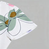 Camisa Casual com Estampa Floral