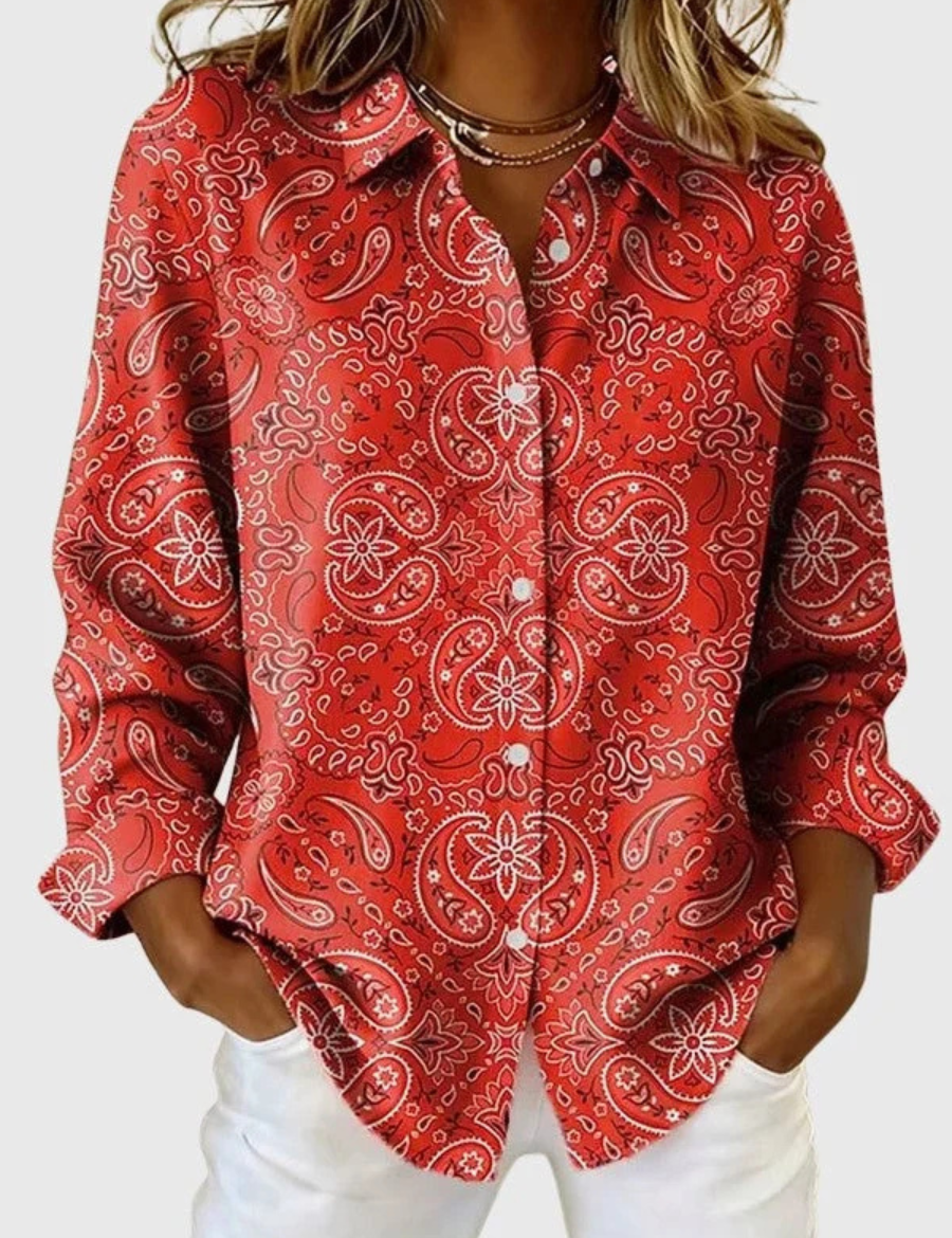 Delamont Paris | Camisa Botonê com Estampa Cachemire