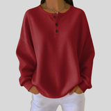 Nessa™ Casual Henley Sweatshirt