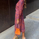 Isadora™ | Midi Printed Dress