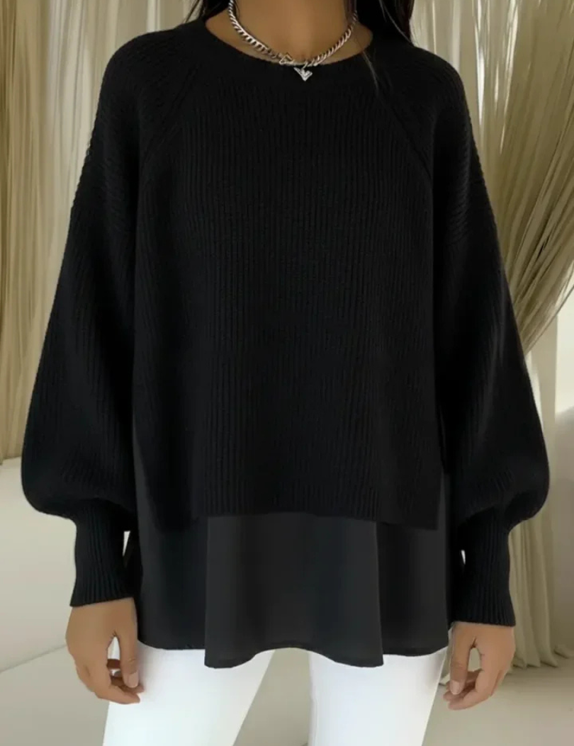 Casilda | Jersey Efeito de Duas Peças