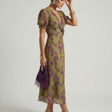 Virel | Vestido Midi Relaxado a Cobrir a Barriga