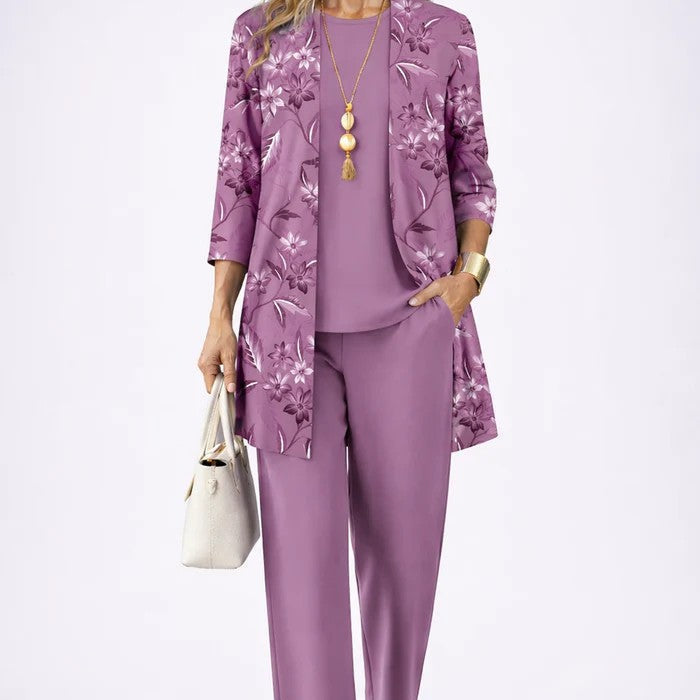 Carmen™ - Conjunto clássico elegante de três peças