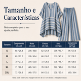 Conjunto leve de descanso às riscas, ideal para saídas descontraídas 🤍 Top largo + calças largas