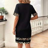 Robe Vintage com Estampa de Onça