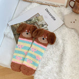 Meias Quentes com Estampa de Desenho Animado