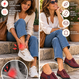 Louise™ | Sapatos ortopédicos em couro premium