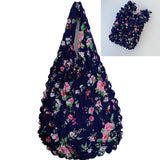 Bolsa Vintage com Estampa Floral