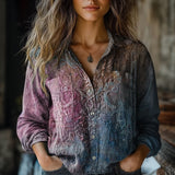 Vintage Ombre Blouse