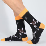 Meias Vintage com Estampa de Animais