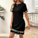 Robe Vintage com Estampa de Onça
