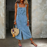 Susana - Vestido de Alças em Denim Casual