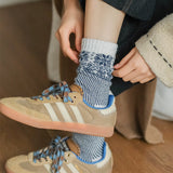 Meias Vintage Estilo Casual