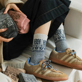 Meias Vintage Estilo Casual