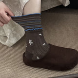 Meias Estampadas com Estilo Descontraído