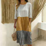 Striped Casual Robe