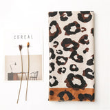 Cachecol Casual com Estampa de Leopardo