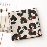 Cachecol Casual com Estampa de Leopardo
