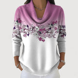 Alba | Jersey Floral com Gola Alta