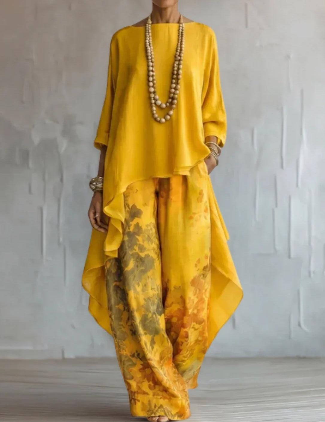 Ginevra | Floral Asymmetrical Fluid Set