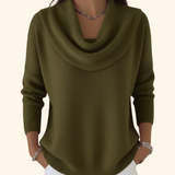 Julia | Jersey com Gola Drapeada
