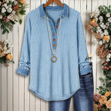 Vintage Striped Blouse