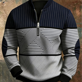 Viktor | Sweater Elegante para Homens com Zíper Frontal