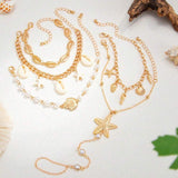 Conjunto de Pulseiras Vintage Boêmias