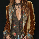 Marcelline | Vintage Floral Patchwork Blazer