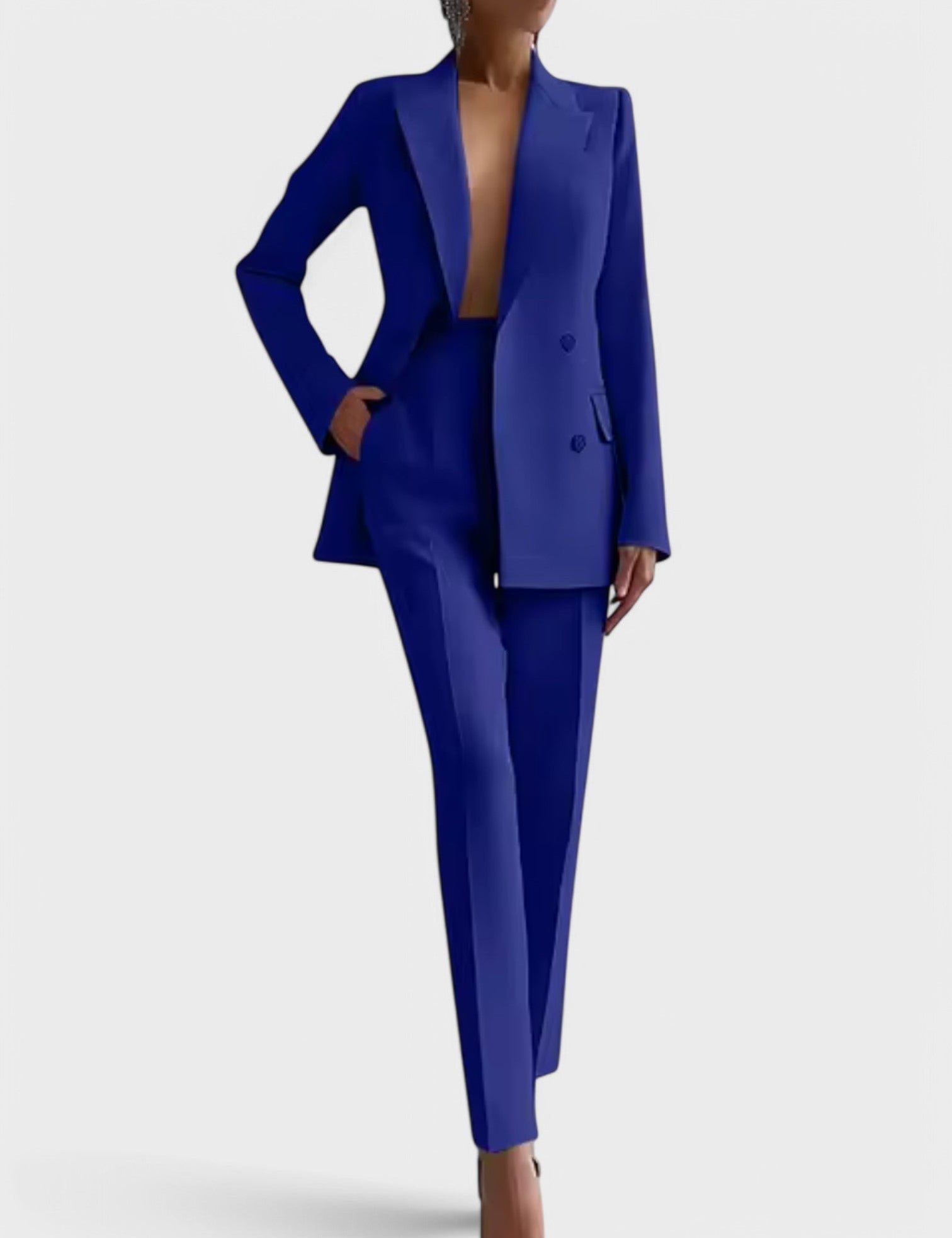 Olívia - Conjunto de Blazer e Calças Elegantes