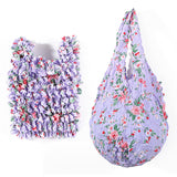 Bolsa Vintage com Estampa Floral