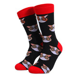 Meias Vintage com Estampa de Animais