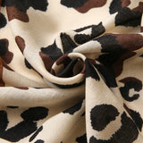 Cachecol Casual com Estampa de Leopardo
