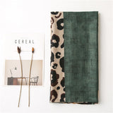 Cachecol Casual com Estampa de Leopardo